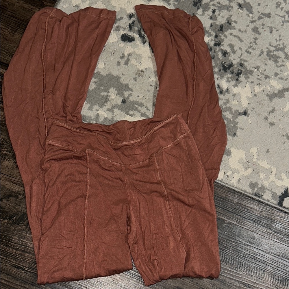 Urban Outfitters Brown Flare Leggings